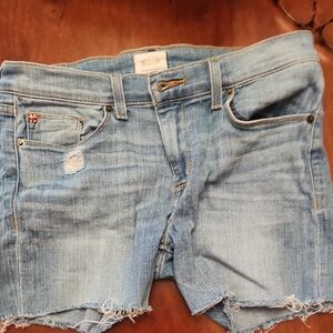 Hudson Jeans Light Blue Jean Shorts